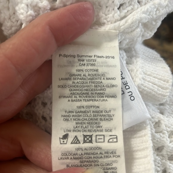 Armani Exchange open weave summer sweater, size S - Picture 3 of 4